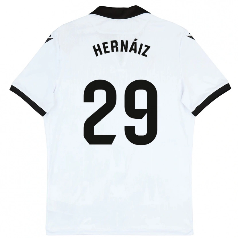 Danxen Kid David Hernáiz #29 White Black Home Jersey 2025/26 T-Shirt