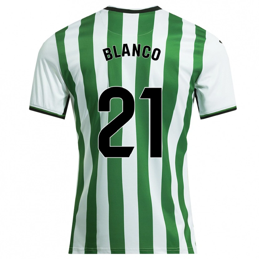 Danxen Kid Víctor Blanco #21 White Green Home Jersey 2025/26 T-Shirt