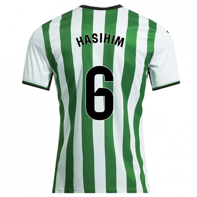 Danxen Kid Hasihim #6 White Green Home Jersey 2025/26 T-Shirt