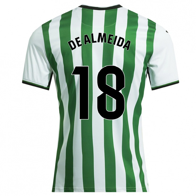 Danxen Kid Dalisson De Almeida #18 White Green Home Jersey 2025/26 T-Shirt