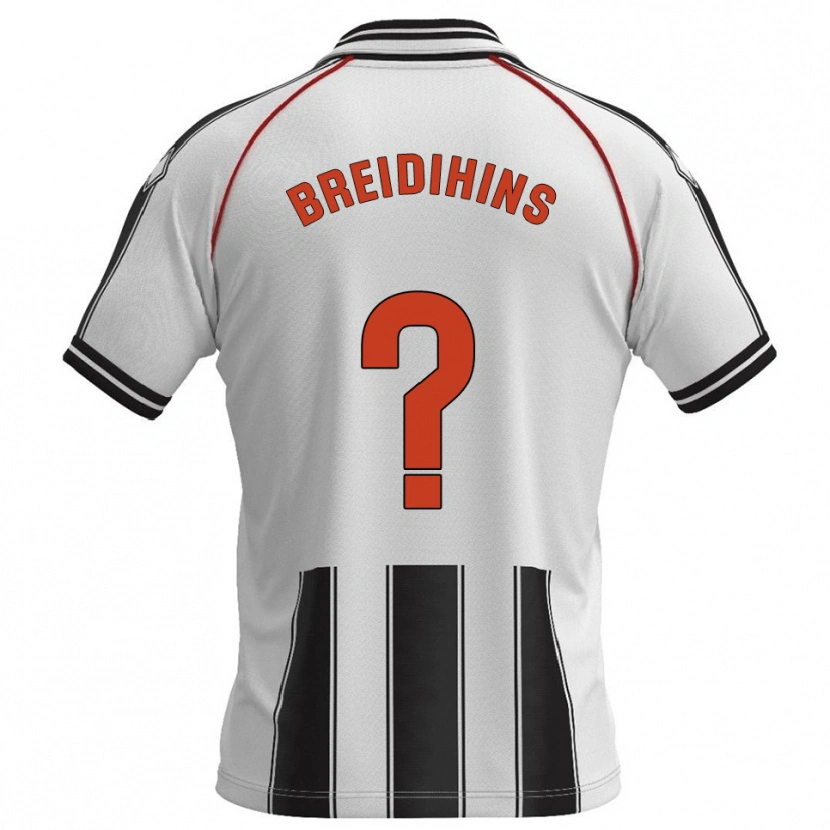 Danxen Kid Kirils Bredihins #0 White Black Home Jersey 2025/26 T-Shirt