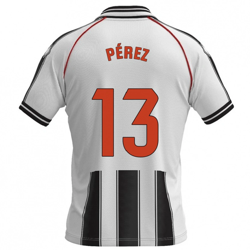 Danxen Kid Axel Pérez #13 White Black Home Jersey 2025/26 T-Shirt