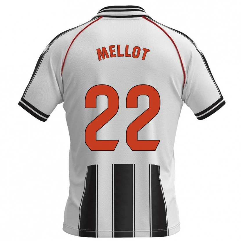 Danxen Kid Jérémy Mellot #22 White Black Home Jersey 2025/26 T-Shirt