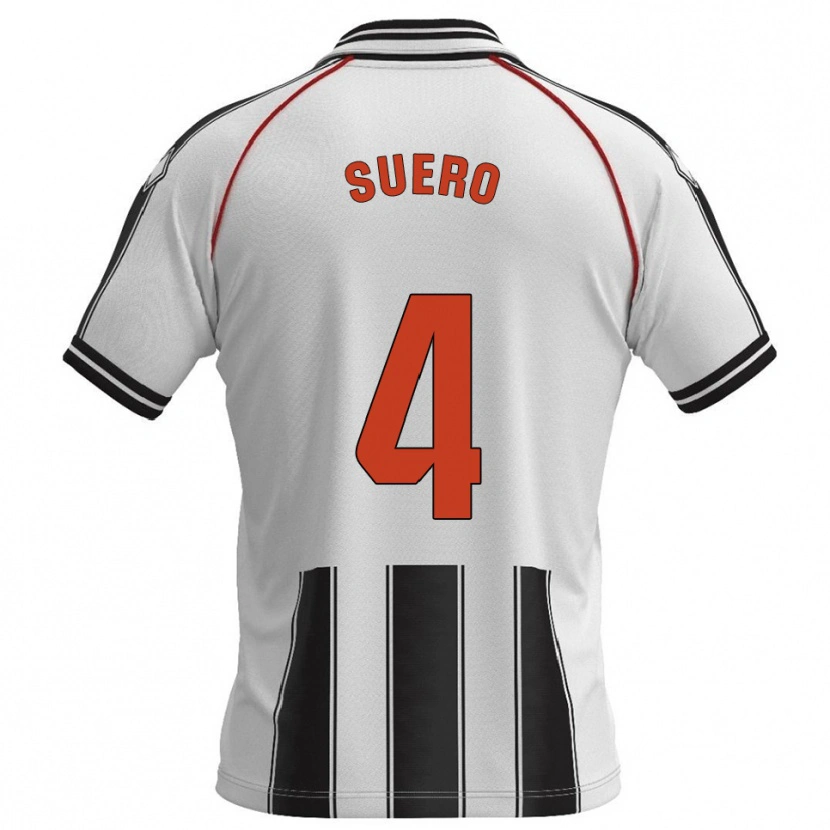 Danxen Kid Israel Suero #4 White Black Home Jersey 2025/26 T-Shirt