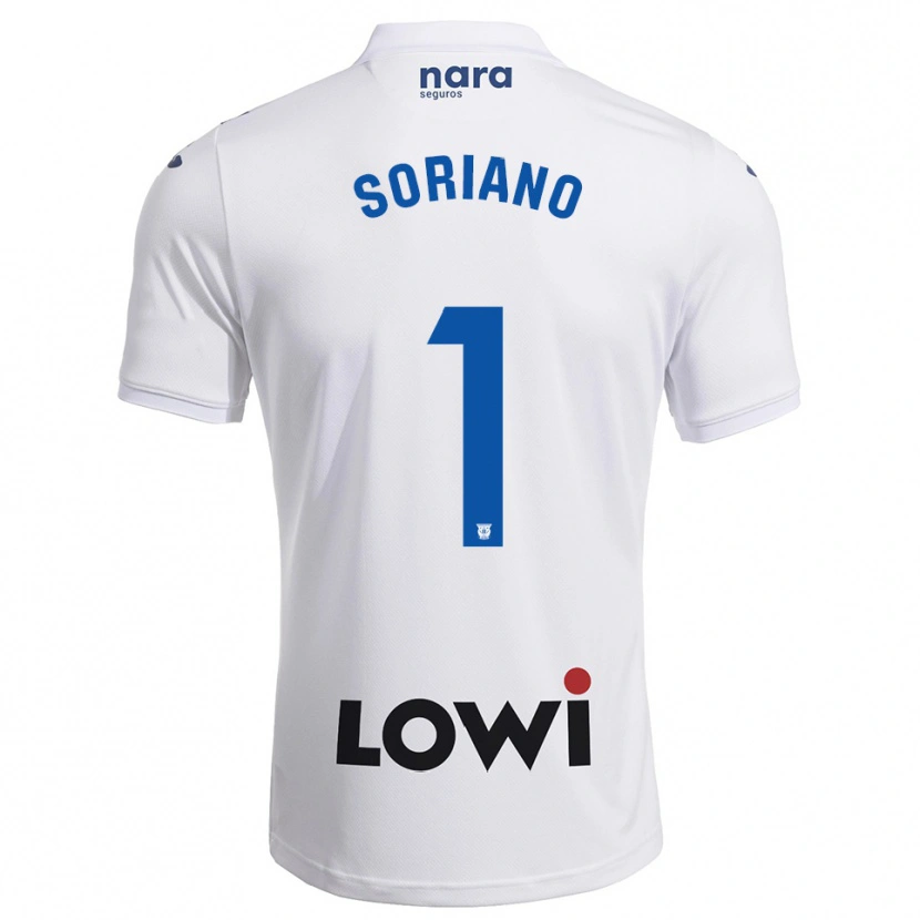 Danxen Kid Juan Soriano #1 White Navy Home Jersey 2025/26 T-Shirt