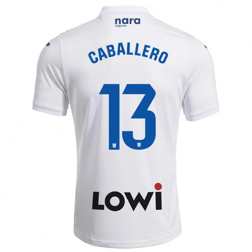 Danxen Kid Hugo Caballero #13 White Navy Home Jersey 2025/26 T-Shirt