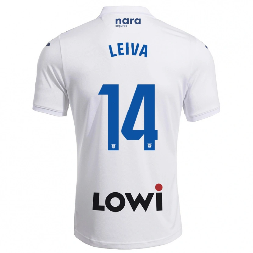 Danxen Kid Marcos Leiva #14 White Navy Home Jersey 2025/26 T-Shirt