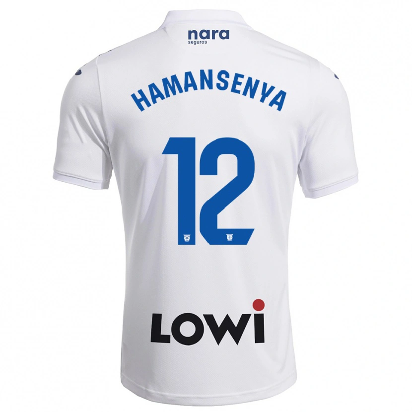Danxen Kid David Hamansenya #12 White Navy Home Jersey 2025/26 T-Shirt