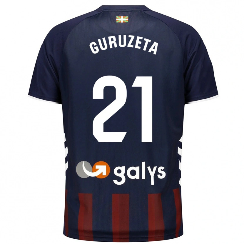 Danxen Kid Jon Guruzeta #21 Navy Red Home Jersey 2025/26 T-Shirt