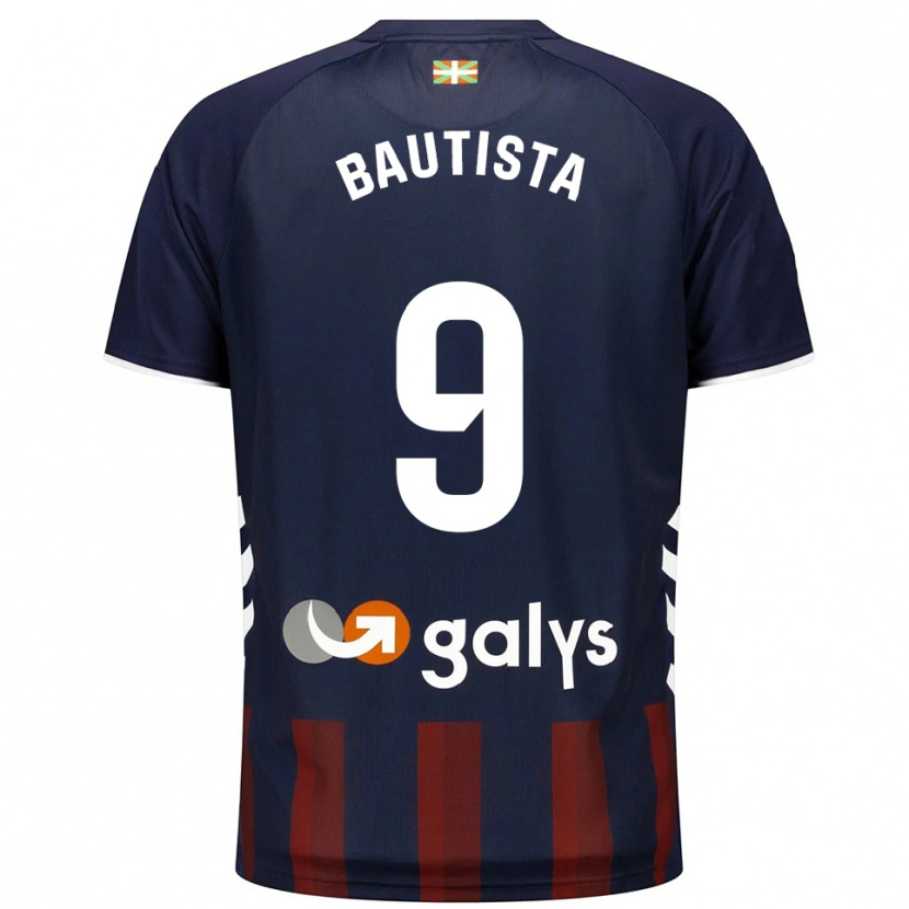 Danxen Kid Jon Bautista #9 Navy Red Home Jersey 2025/26 T-Shirt
