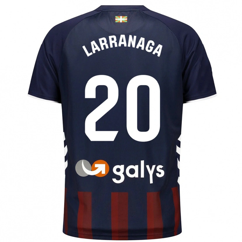 Danxen Kid Aitor Larrañaga #20 Navy Red Home Jersey 2025/26 T-Shirt