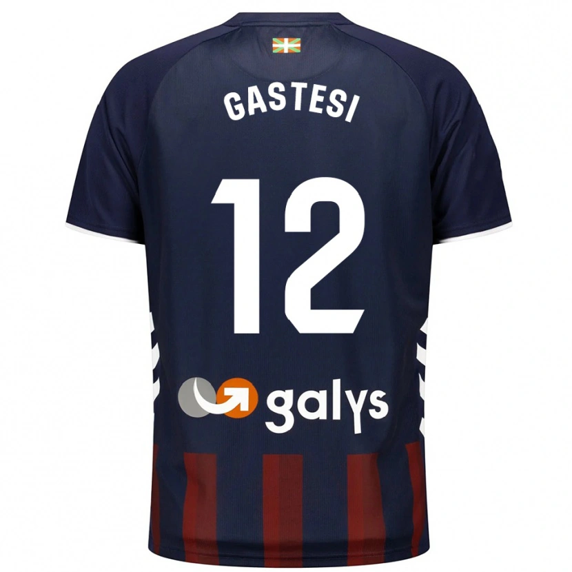 Danxen Kid Gorka Gastesi #12 Navy Red Home Jersey 2025/26 T-Shirt