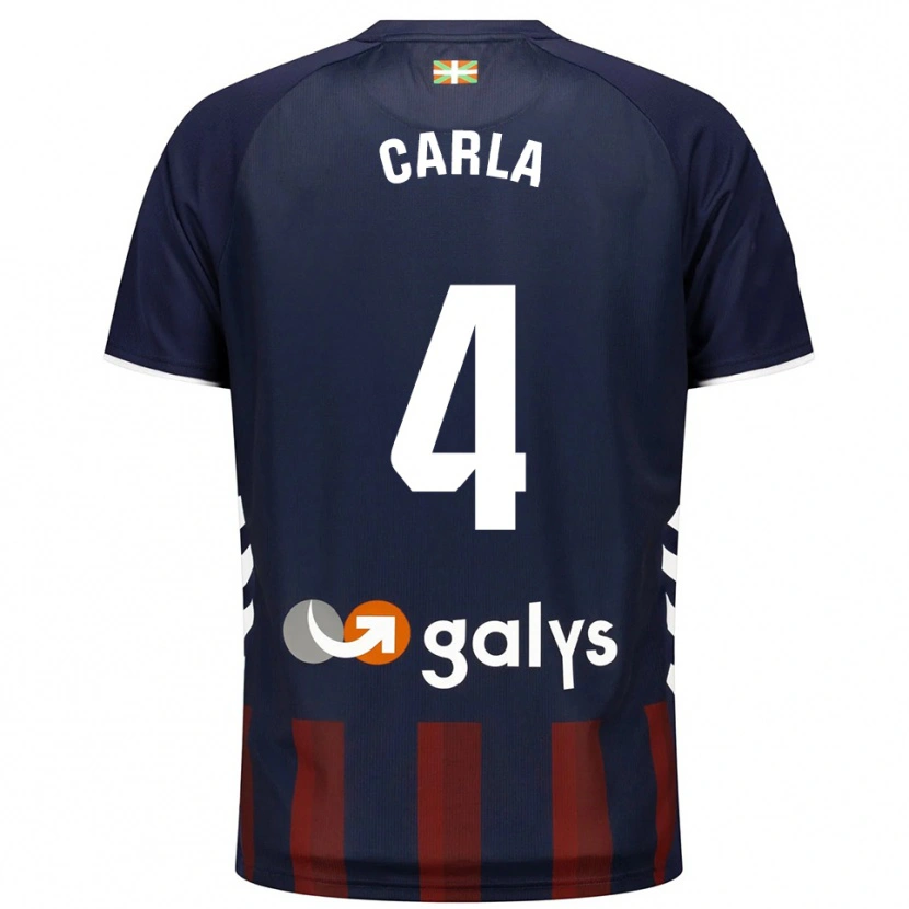 Danxen Kid Carla Andrés Abad #4 Navy Red Home Jersey 2025/26 T-Shirt
