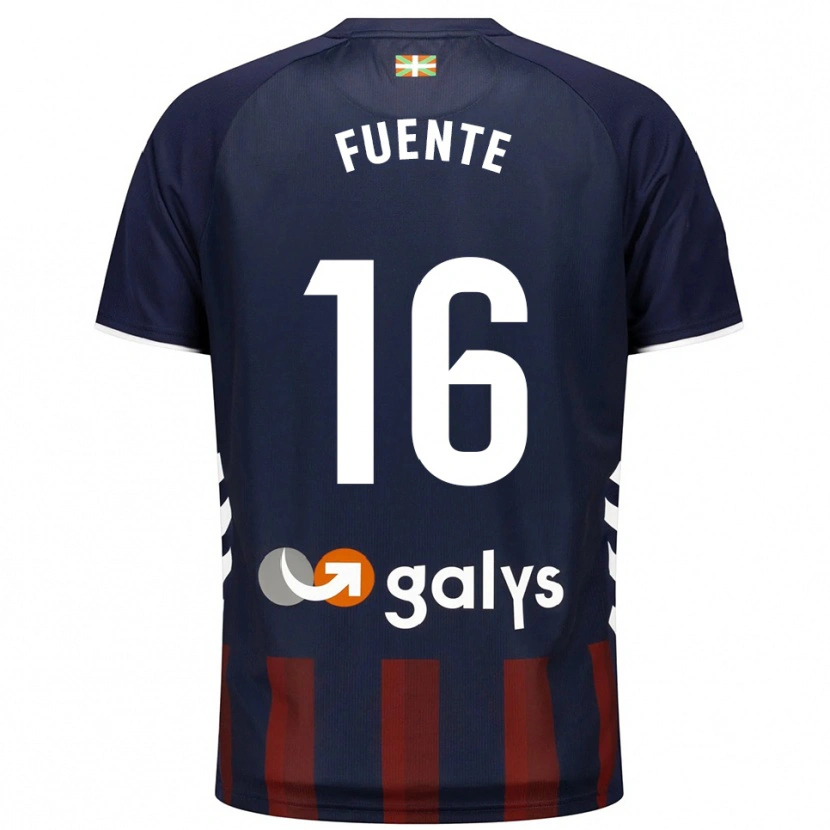 Danxen Kid Mario Fuente #16 Navy Red Home Jersey 2025/26 T-Shirt