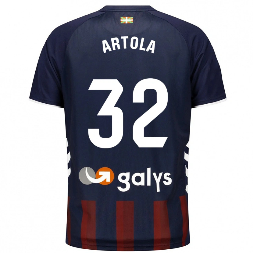 Danxen Kid Iurgi Artola #32 Navy Red Home Jersey 2025/26 T-Shirt