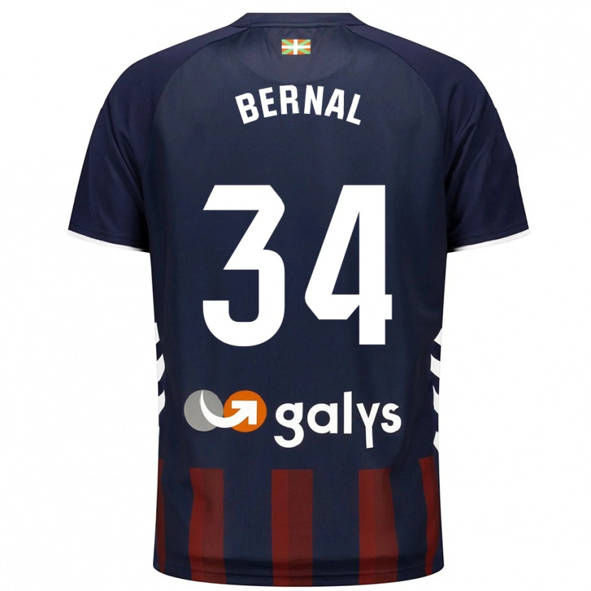 Danxen Kid Unax Bernal #34 Navy Red Home Jersey 2025/26 T-Shirt