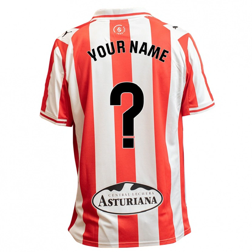 Danxen Kid Your Name #0 White Red Home Jersey 2025/26 T-Shirt