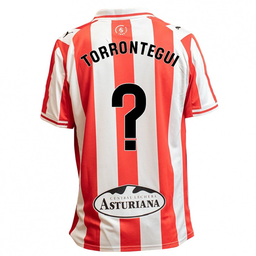 Danxen Kid Samu Torrontegui #0 White Red Home Jersey 2025/26 T-Shirt
