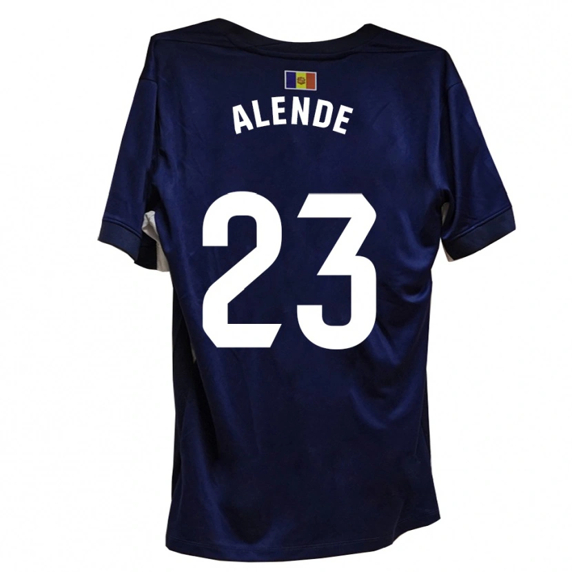 Danxen Kid Diego Alende #23 Navy White Home Jersey 2025/26 T-Shirt