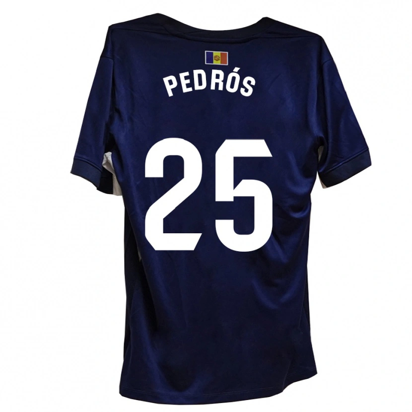 Danxen Kid Isaac Pedrós #25 Navy White Home Jersey 2025/26 T-Shirt