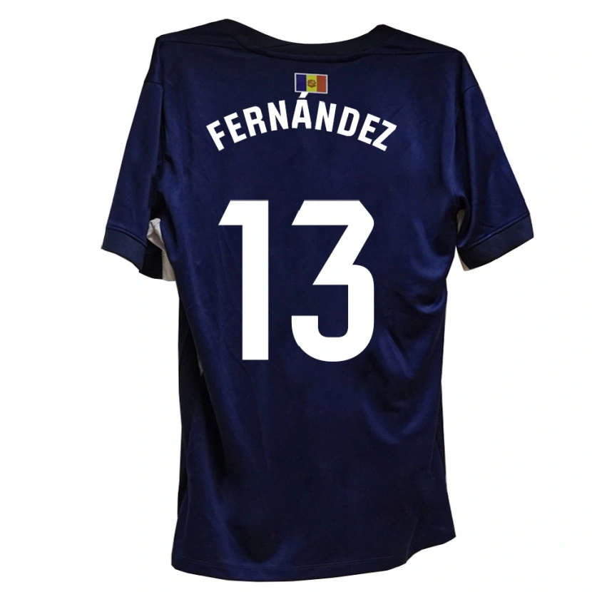 Danxen Kid Ferran Fernández #13 Navy White Home Jersey 2025/26 T-Shirt