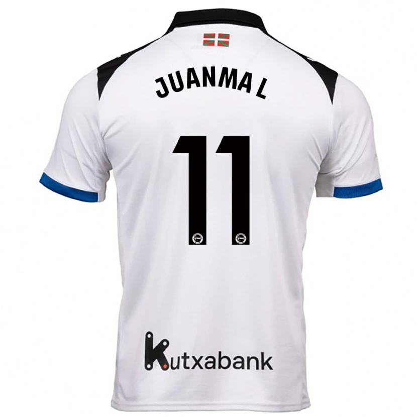 Danxen Kid Juanma López #11 White Blue Away Jersey 2025/26 T-Shirt