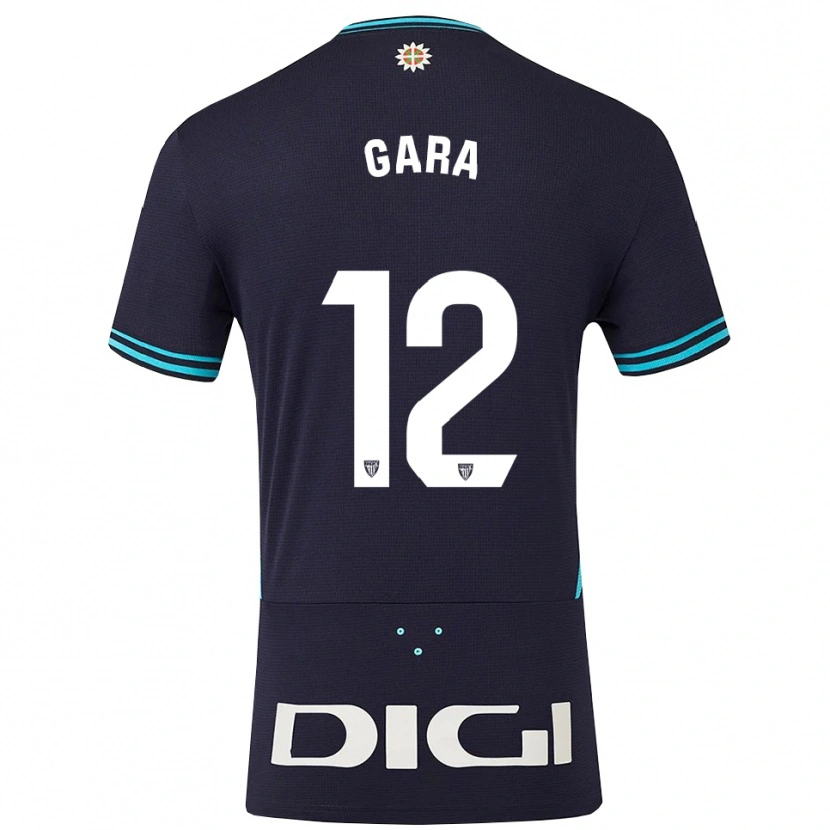 Danxen Kid Gara #12 Navy Sky Blue Away Jersey 2025/26 T-Shirt