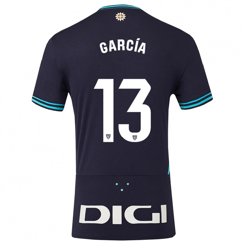 Danxen Kid Simón García #13 Navy Sky Blue Away Jersey 2025/26 T-Shirt