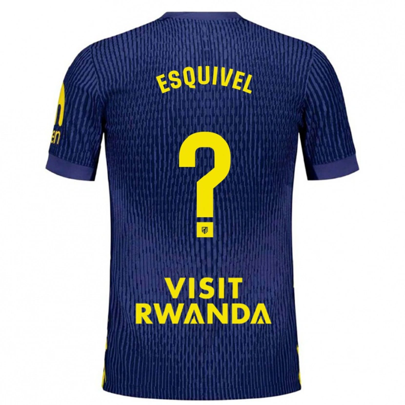 Danxen Kid Salvi Esquivel #0 Navy Yellow Away Jersey 2025/26 T-Shirt