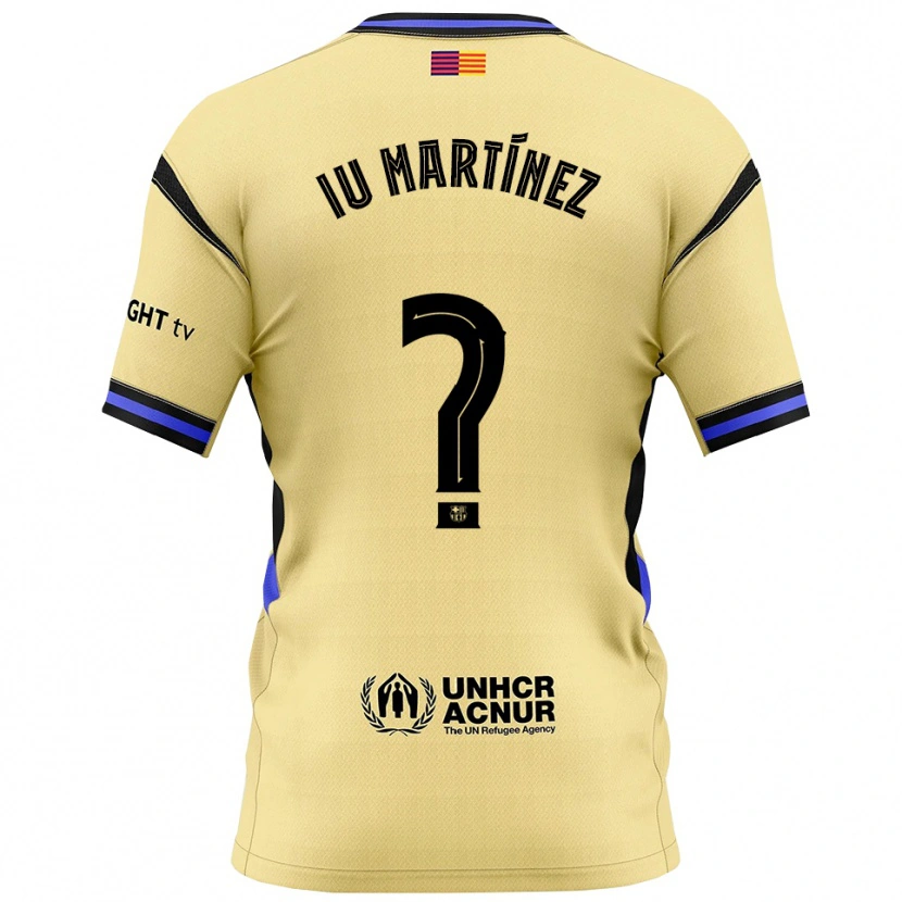 Danxen Kid Ïu Martínez #0 Yellow Black Away Jersey 2025/26 T-Shirt