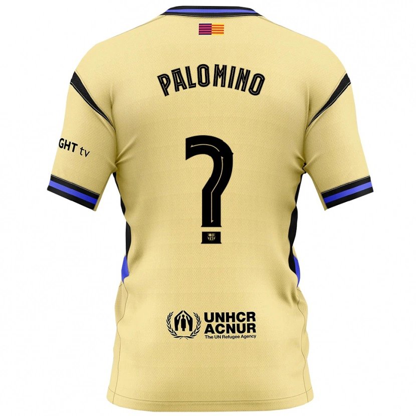 Danxen Kid Oriol Palomino #0 Yellow Black Away Jersey 2025/26 T-Shirt