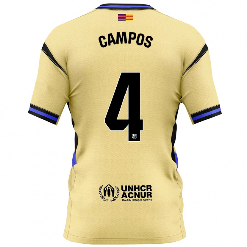 Danxen Kid Alex Campos #4 Yellow Black Away Jersey 2025/26 T-Shirt