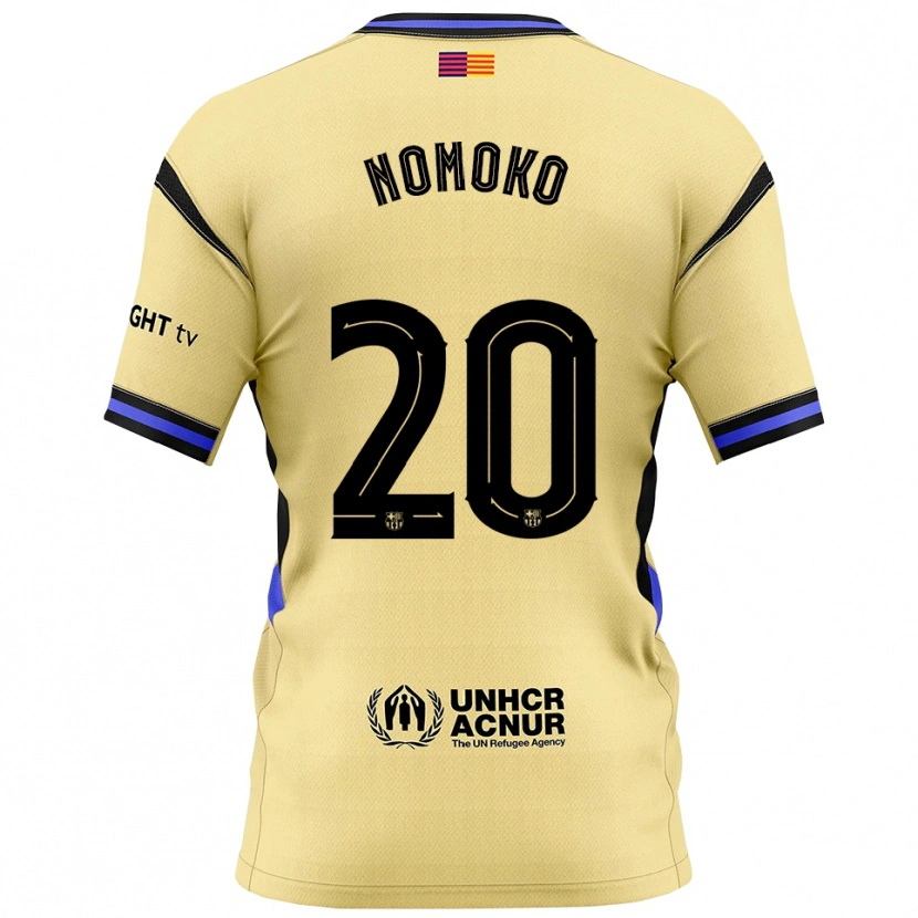 Danxen Kid Sama Nomoko #20 Yellow Black Away Jersey 2025/26 T-Shirt