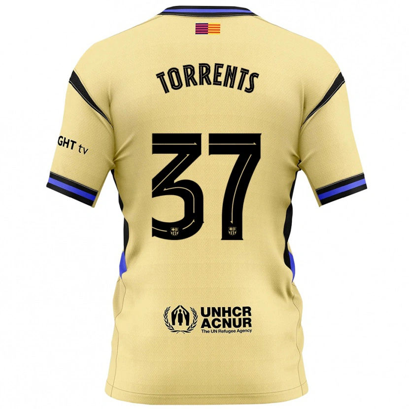 Danxen Kid Jofre Torrents #37 Yellow Black Away Jersey 2025/26 T-Shirt