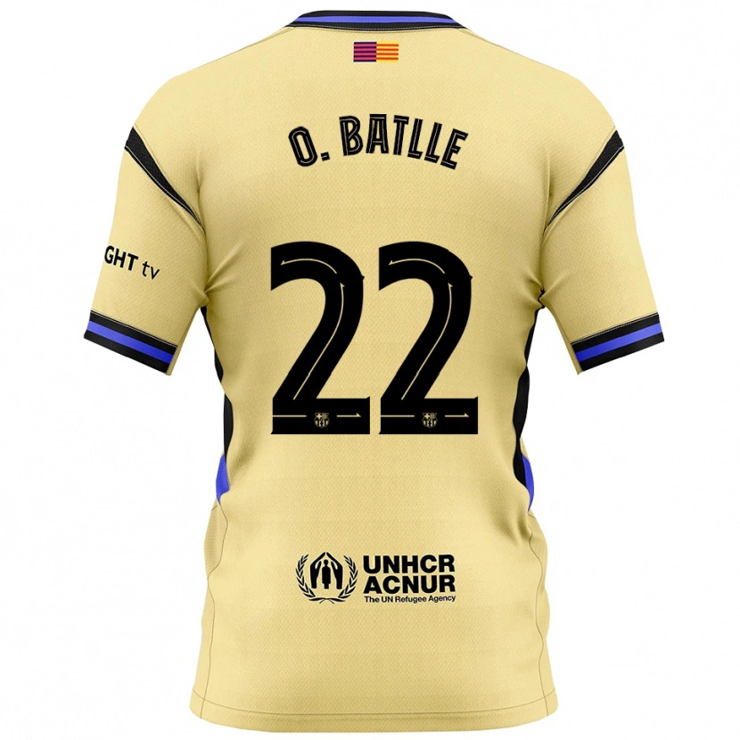 Danxen Kid Ona Batlle #22 Yellow Black Away Jersey 2025/26 T-Shirt