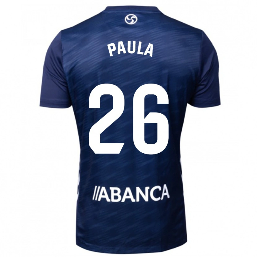 Danxen Kid Paula Rodríguez #26 Navy White Away Jersey 2025/26 T-Shirt