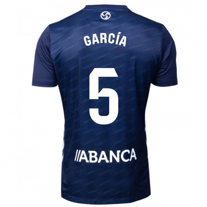 Danxen Kid Noa García #5 Navy White Away Jersey 2025/26 T-Shirt