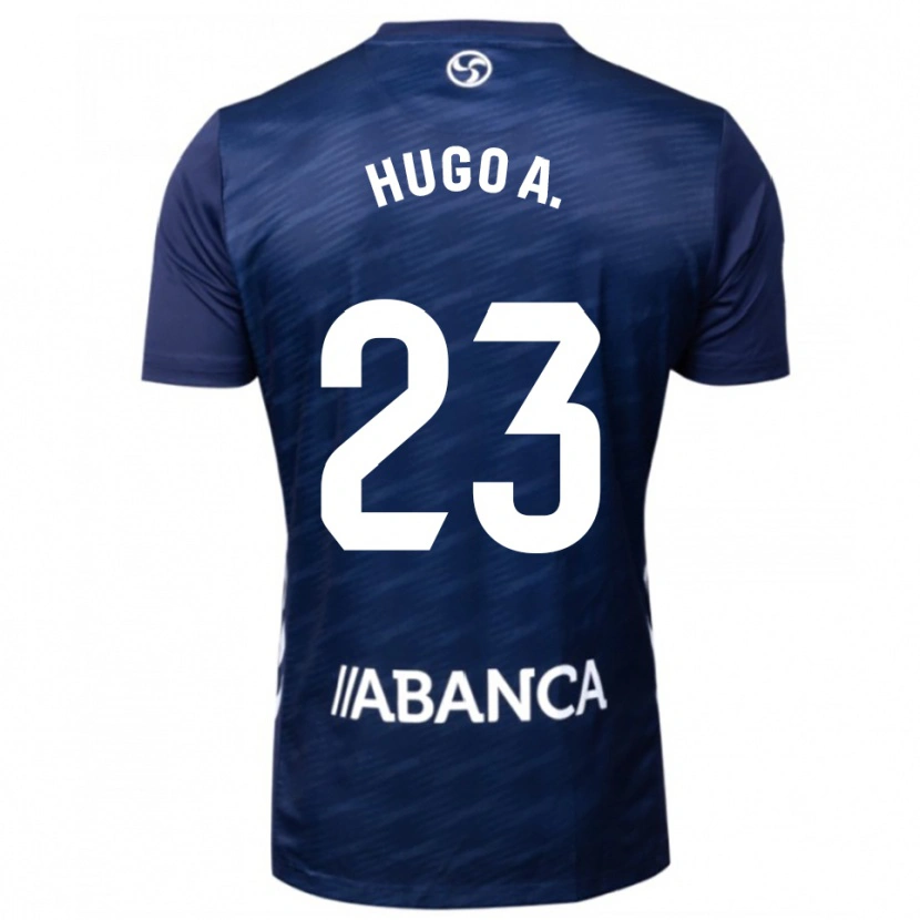 Danxen Kid Hugo Álvarez #23 Navy White Away Jersey 2025/26 T-Shirt