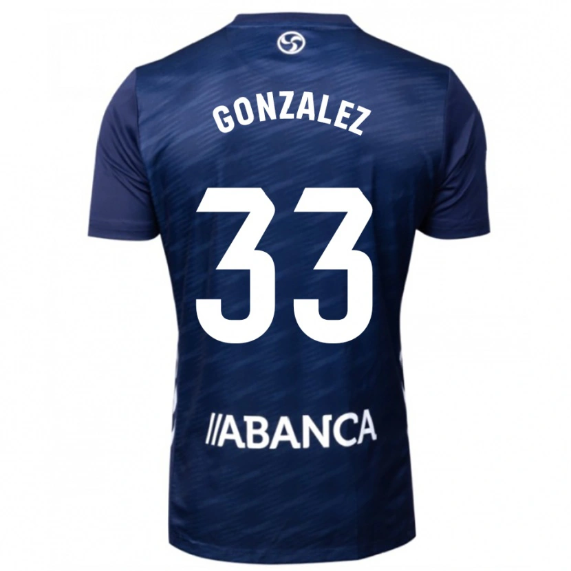 Danxen Kid Marcos González #33 Navy White Away Jersey 2025/26 T-Shirt