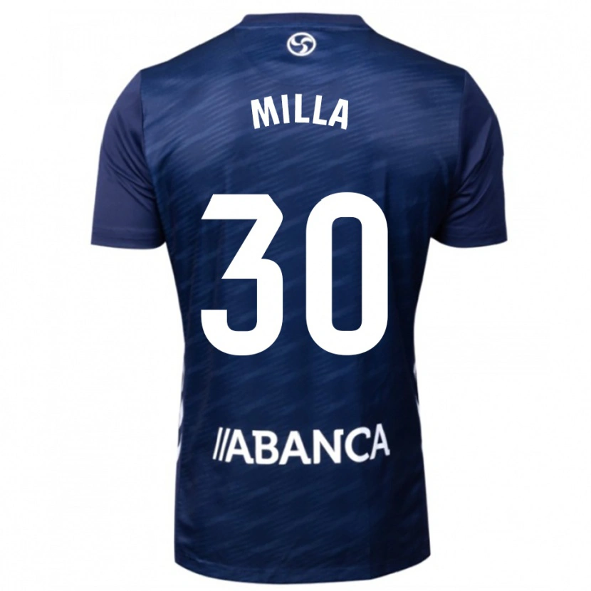 Danxen Kid Germain Milla #30 Navy White Away Jersey 2025/26 T-Shirt