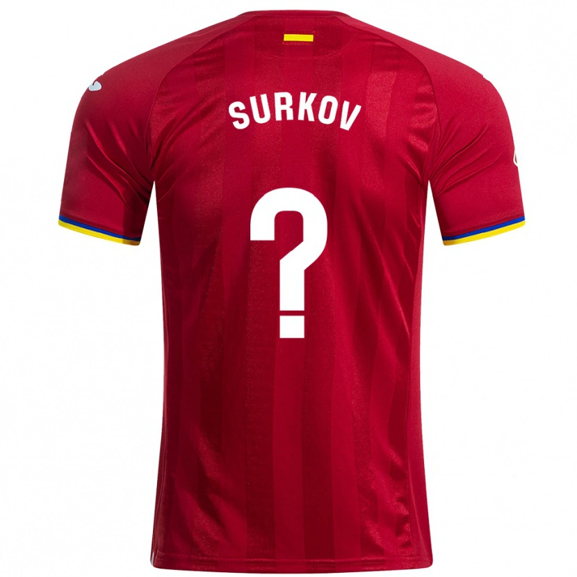 Danxen Kid Iván Surkov #0 Red Yellow Blue Away Jersey 2025/26 T-Shirt