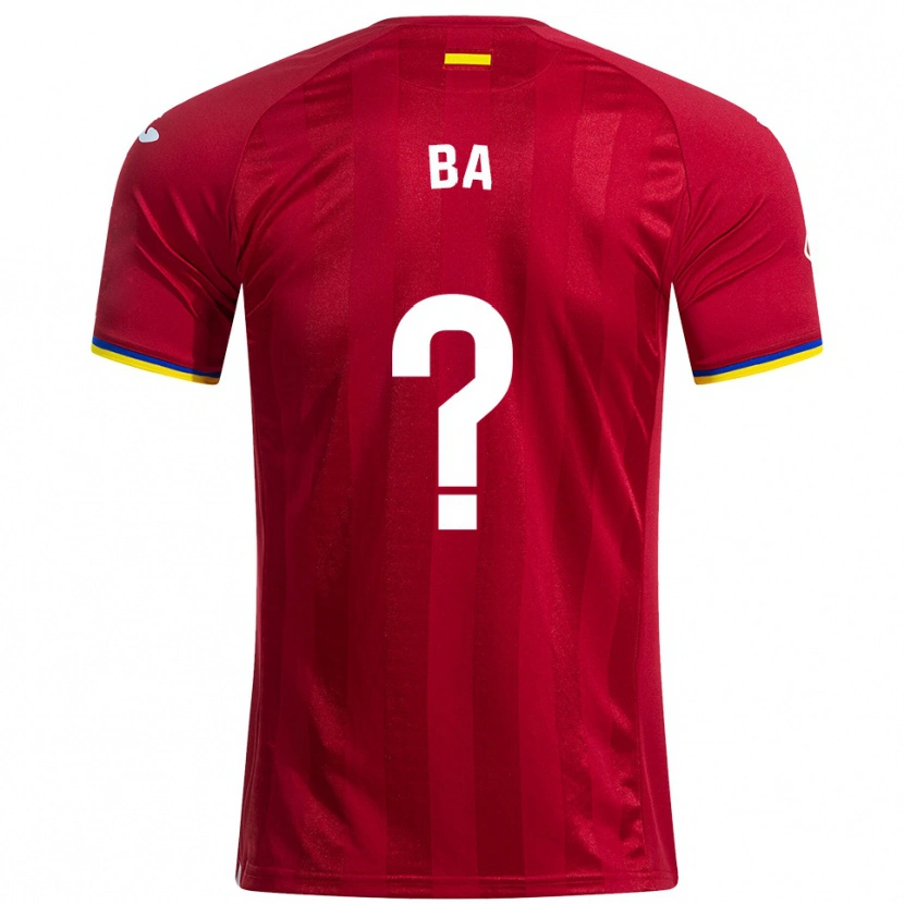 Danxen Kid Bouba Ba #0 Red Yellow Blue Away Jersey 2025/26 T-Shirt