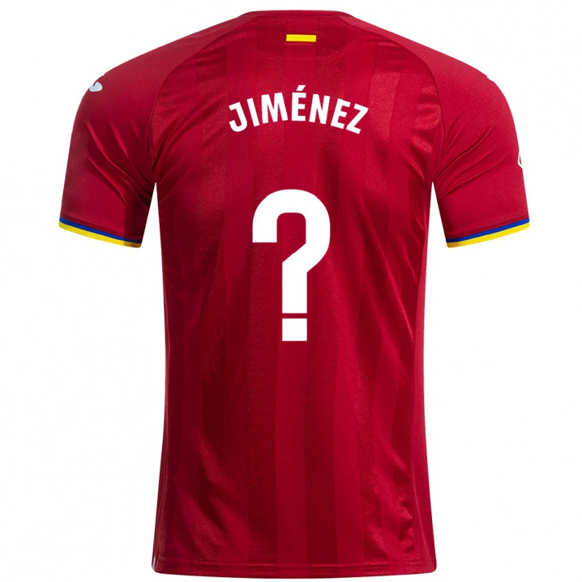 Danxen Kid Javier Jiménez #0 Red Yellow Blue Away Jersey 2025/26 T-Shirt
