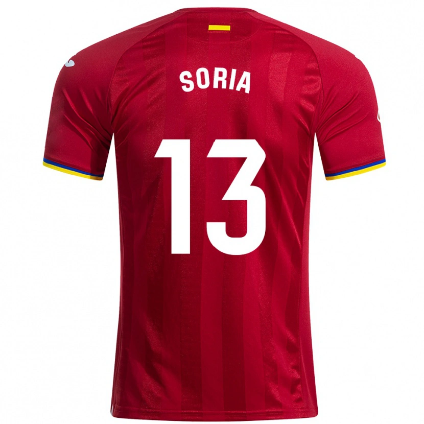 Danxen Kid David Soria #13 Red Yellow Blue Away Jersey 2025/26 T-Shirt