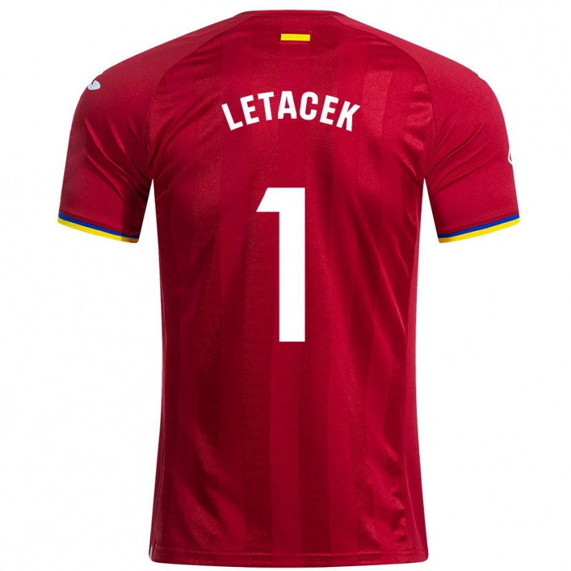 Danxen Kid Jiri Letacek #1 Red Yellow Blue Away Jersey 2025/26 T-Shirt