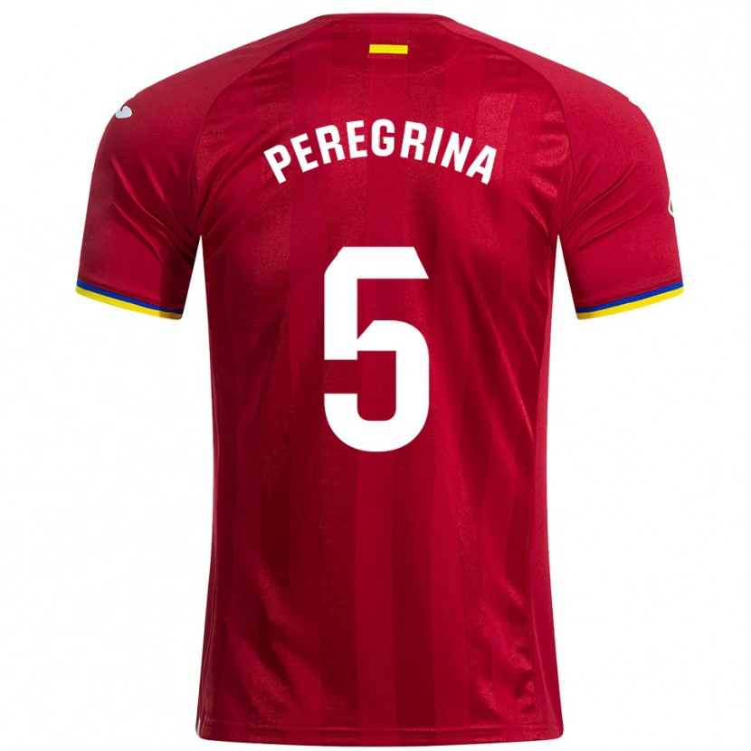 Danxen Kid Álvaro Peregrina #5 Red Yellow Blue Away Jersey 2025/26 T-Shirt