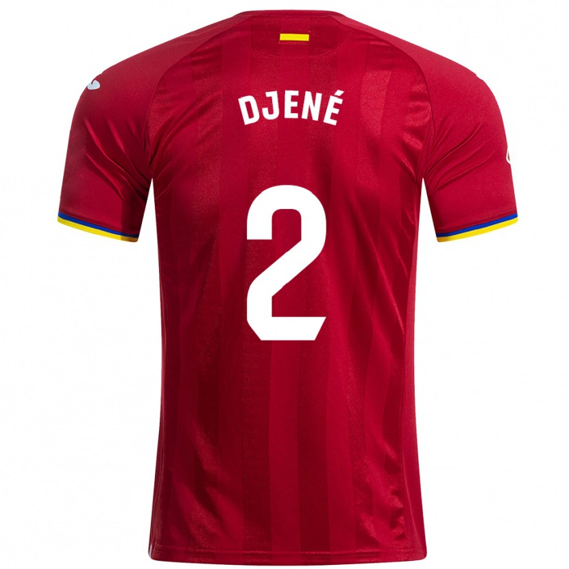 Danxen Kid Djené #2 Red Yellow Blue Away Jersey 2025/26 T-Shirt