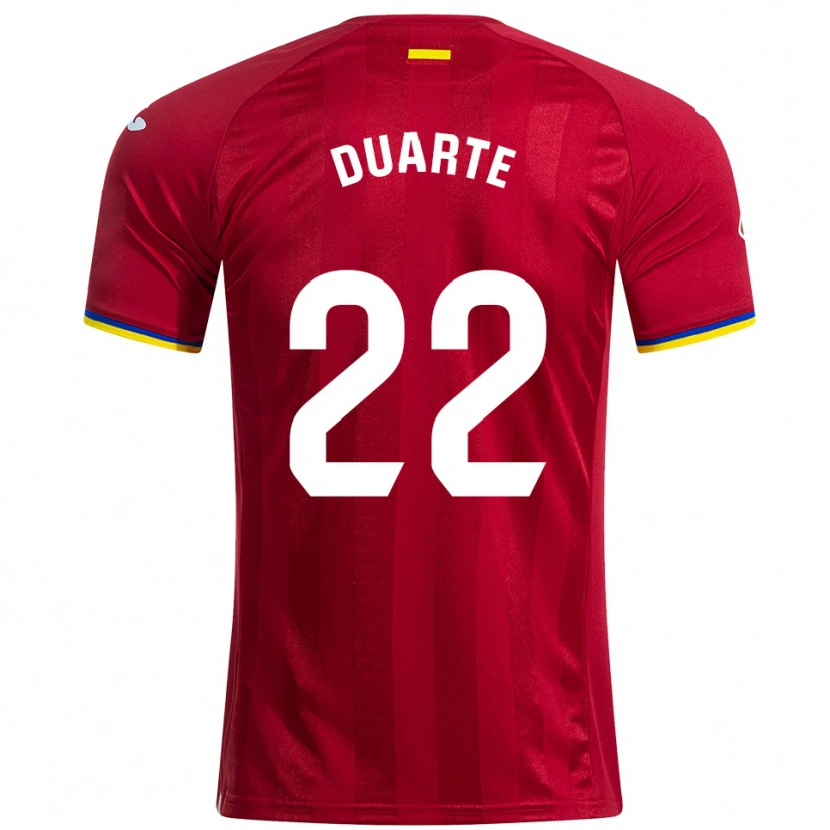 Danxen Kid Domingos Duarte #22 Red Yellow Blue Away Jersey 2025/26 T-Shirt