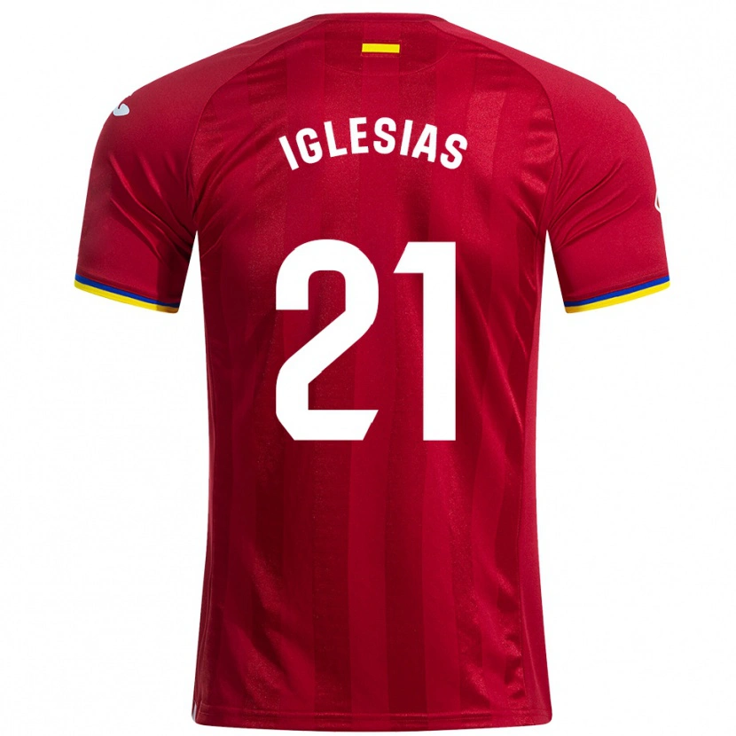 Danxen Kid Juan Iglesias #21 Red Yellow Blue Away Jersey 2025/26 T-Shirt