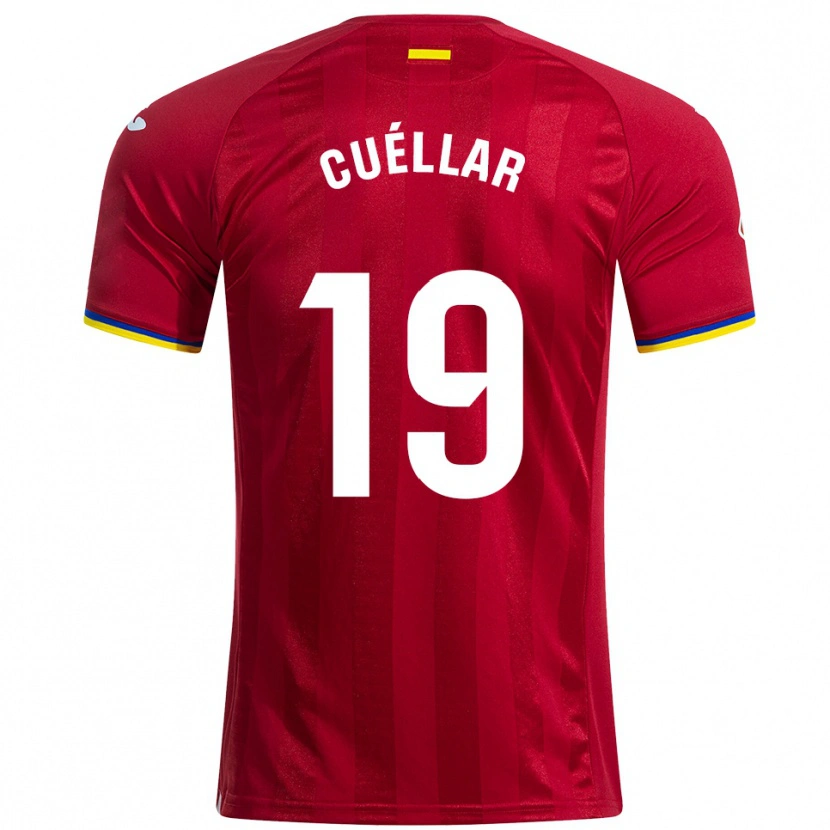 Danxen Kid Martín Cuéllar #19 Red Yellow Blue Away Jersey 2025/26 T-Shirt